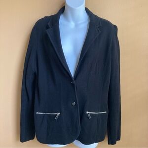 Lauren Ralph Lauren Two Bottom Black Cardigan Size L